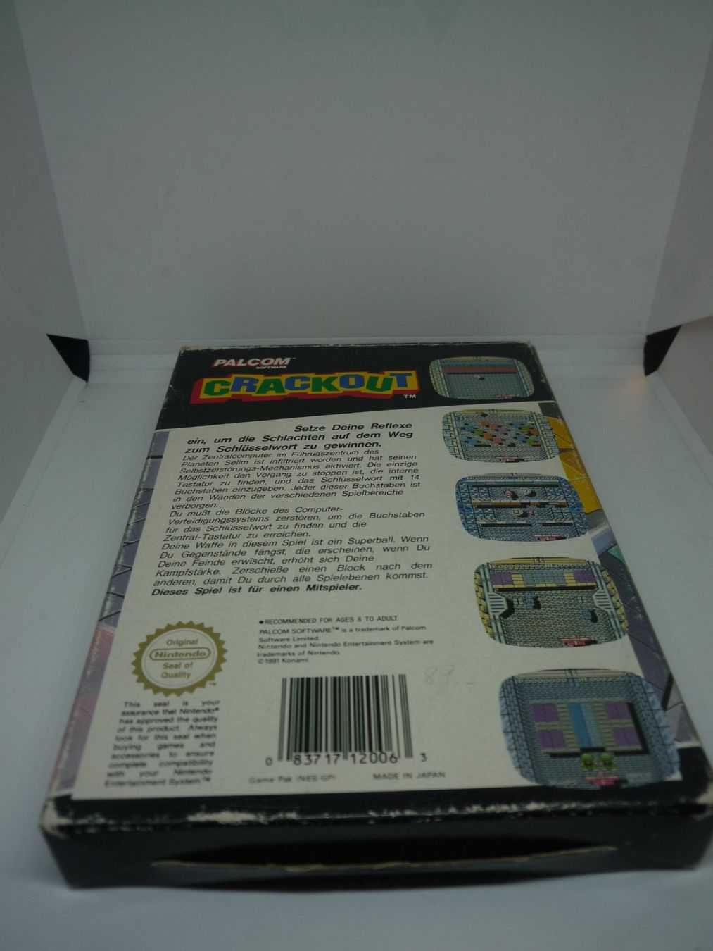 Nintendo Giochi: Crackout NES OVP – Usato da Dietlikon venduto da NESFEVER 1