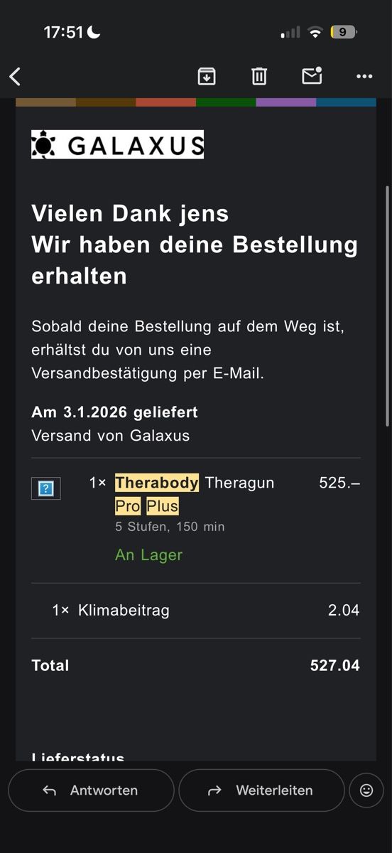 Therabody Dispositivi per massaggi: Theragun Pro Plus mit Pro Cold Attachement – Nuovo (secondo la descrizione) da Schmerikon venduto da jen_ml8q 8