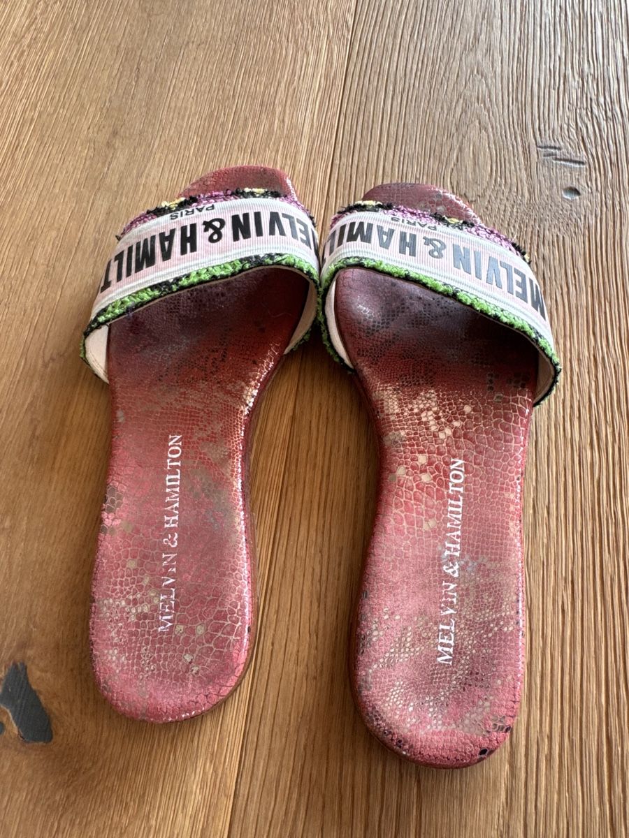 Hamilton Damenschuhe: Melvin & Hamilton Leder Pantoletten Gr. 38 – Gebraucht aus Altendorf von PiaLang 1