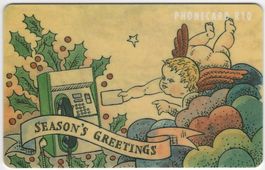 Season's Greetings - seltene Motiv Telefonkarte v. Südafrika