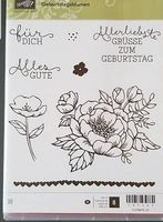 Stempelset "Geburtstagsblumen" von Stampin up