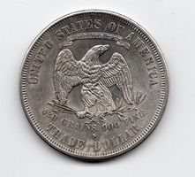 (213) USA, Trade Dollar 1877 S, top stgl