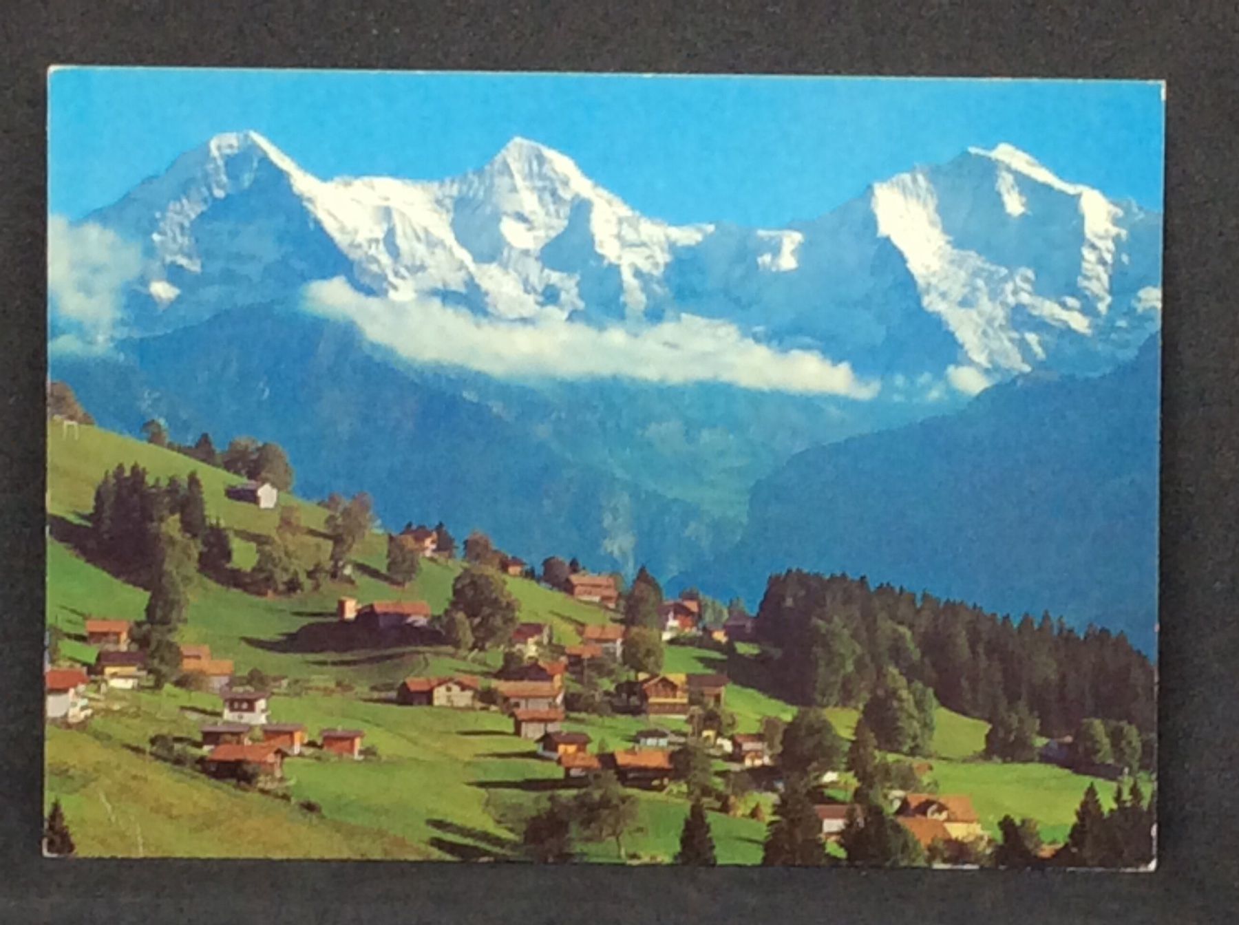Cartes postales: Beatenberg, Waldegg 1200m, Eiger - Mönch - Jungfrau... – D'occasion à Widnau par Brusi9