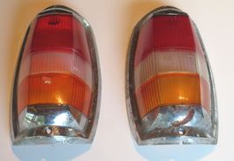 Mercedes Oldtimer Ponton      Rücklicht mit Rahmen  14x9cm