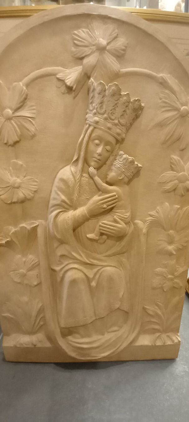 Sculture & Statue: grosse Terracotta Madonna – Usato da Bischofszell venduto da Joachim-115 1
