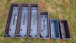 6 Blumenkäste mit Wasserstands-Anzeige