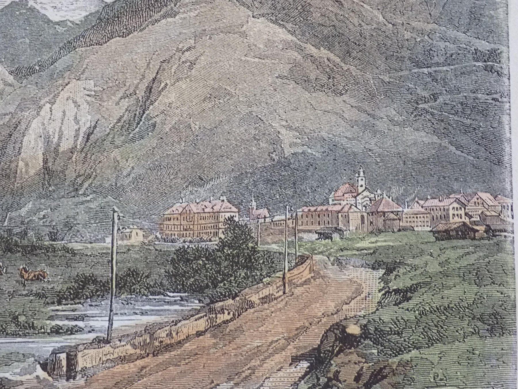 Incisioni: Andermatt koloriert – Usato da Risch venduto da Antikfee 7