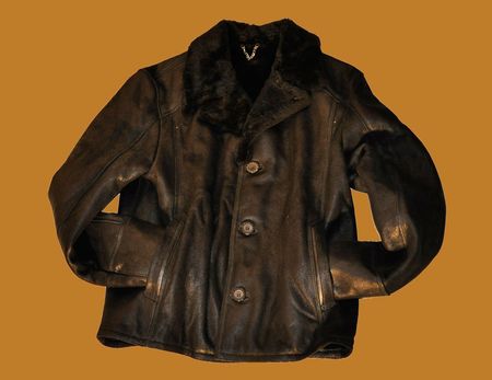 Lederjacke mit australischer Schearling-Wolle
