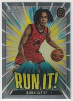Jaeden Mustaf RC 2023-24 Topps Chrome OTE Run It RI-1