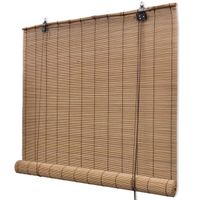 Rollo Bambusrollo Braun 120x220 cm