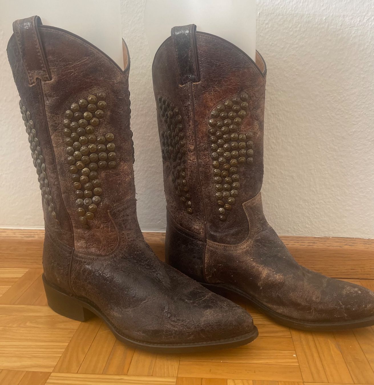 Damenschuhe: echte, aus rohem Leder gefertigte Westernboots – Neu (gemäss Beschreibung) aus Ftan von ch__68hf 1
