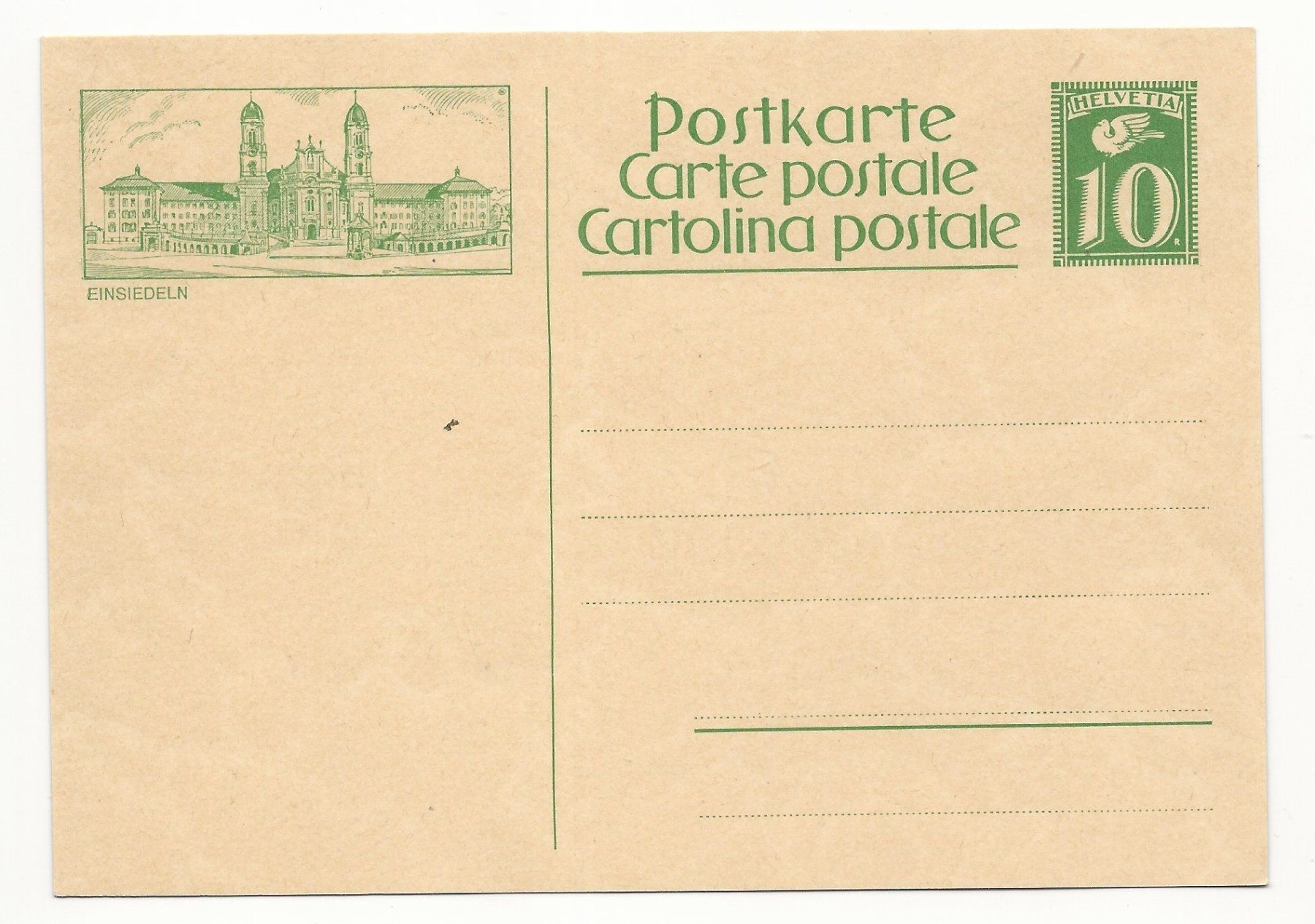 Alle Briefmarken: Bildpostkarte Einsiedeln yl – Gebraucht aus Aarau von fussball-fussball