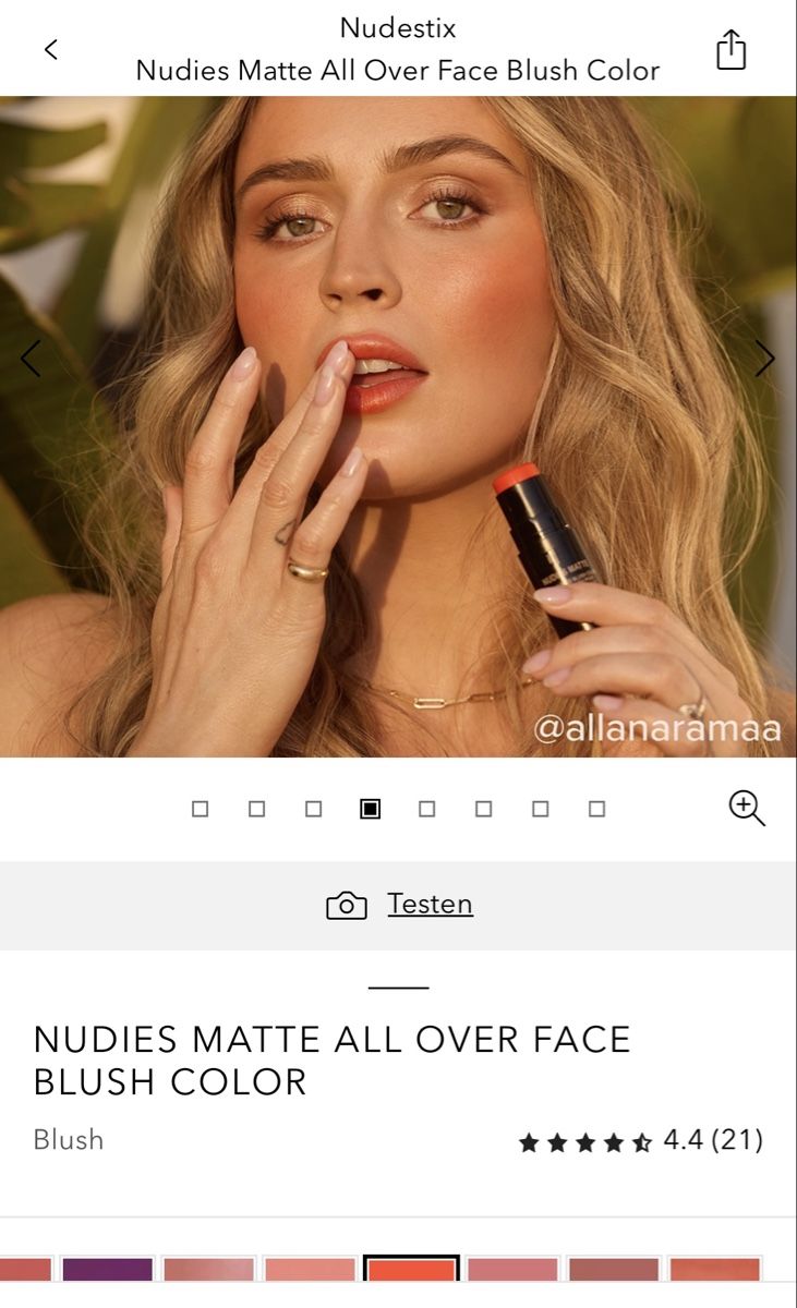 Make-up: Nudestix Nudies Matte Blush "Picante" Neu! – Nuovo e nell'imballaggio originale da Zürich venduto da deruja 9