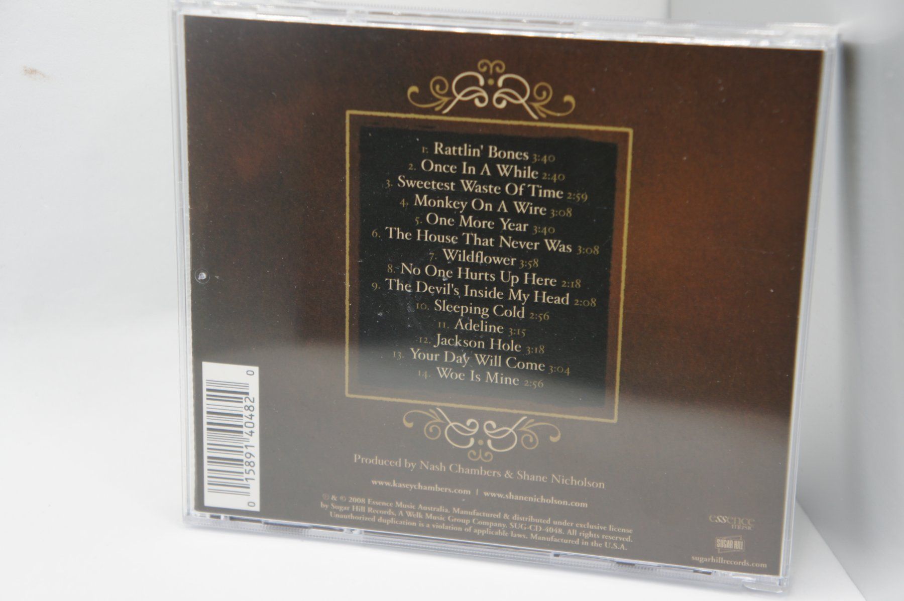 CD: CD Kasey Chambers & Shane Nicholson – Rattlin' Bones – Usato da Ernetschwil venduto da luisvonerni 1