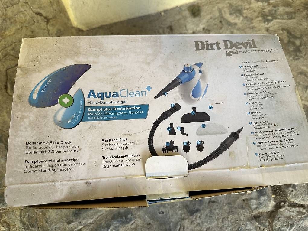 Pulitori a vapore: Pulitore a vapore Dirt Devil AquaClean+ – Usato da Bern venduto da tia007_82