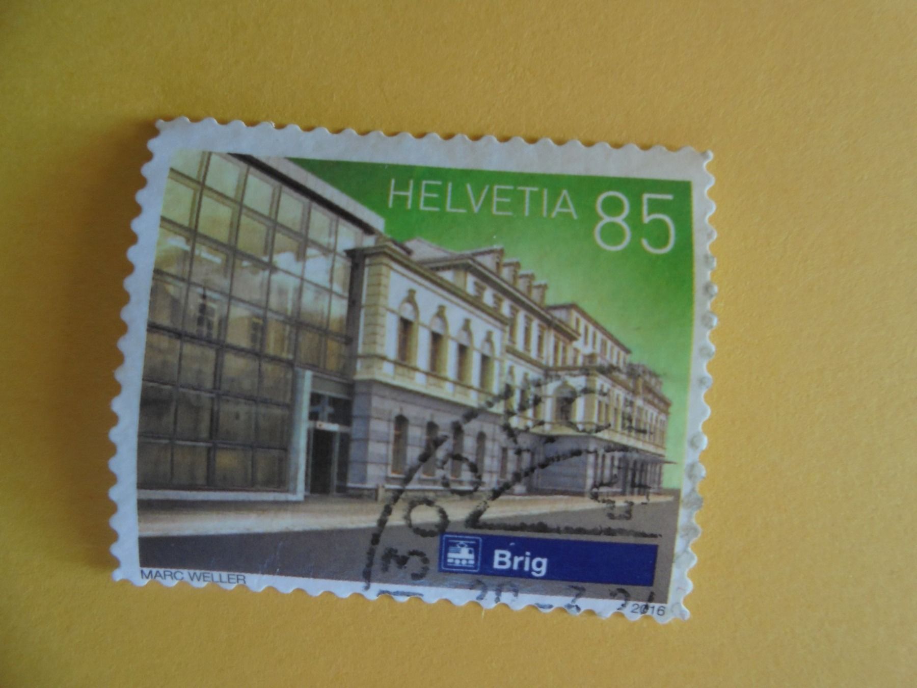 Alle Briefmarken: Abart 85 ct 2016 / gros décalage  / große Verschiebung – Gebraucht aus Eclépens von Consuelo