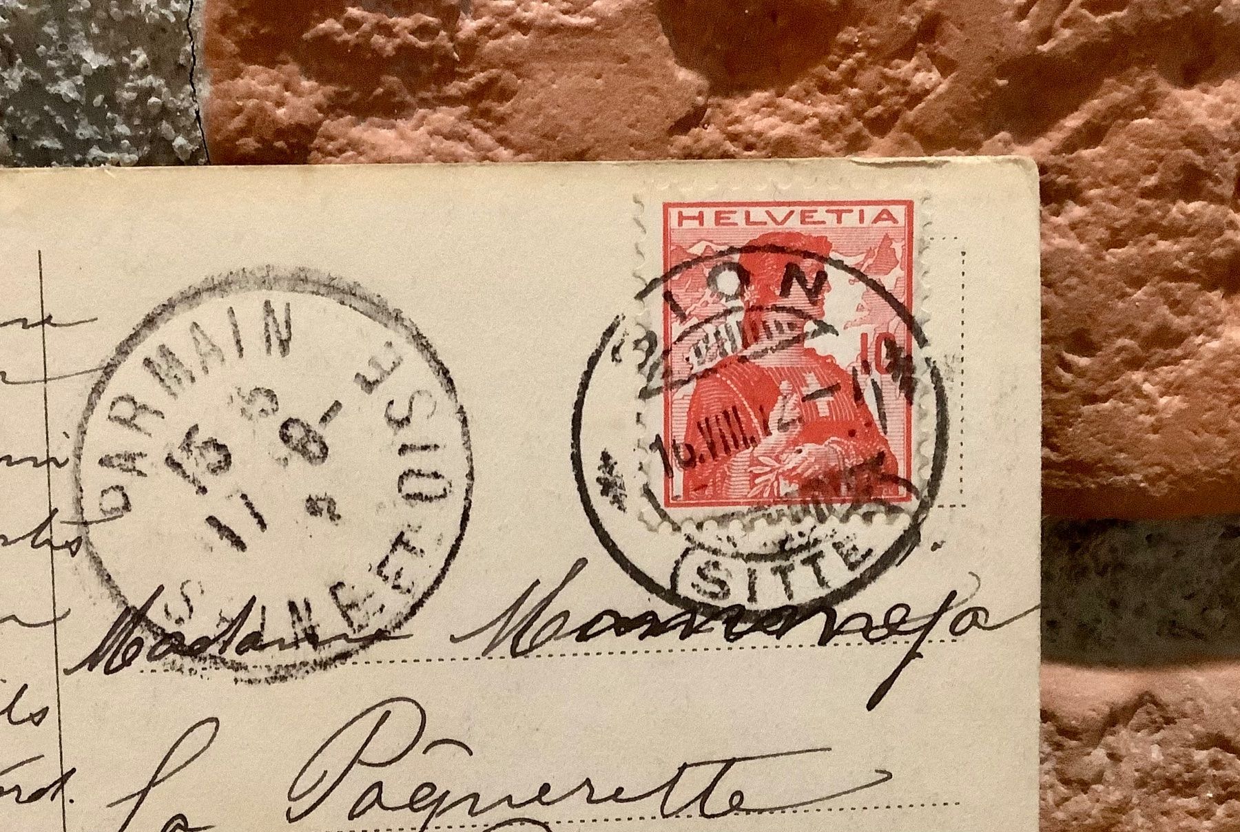 Cartoline postali: 1912 - AROLLA - Le Mont Collon – Usato da Root venduto da ENGLAND-TREASURES 3