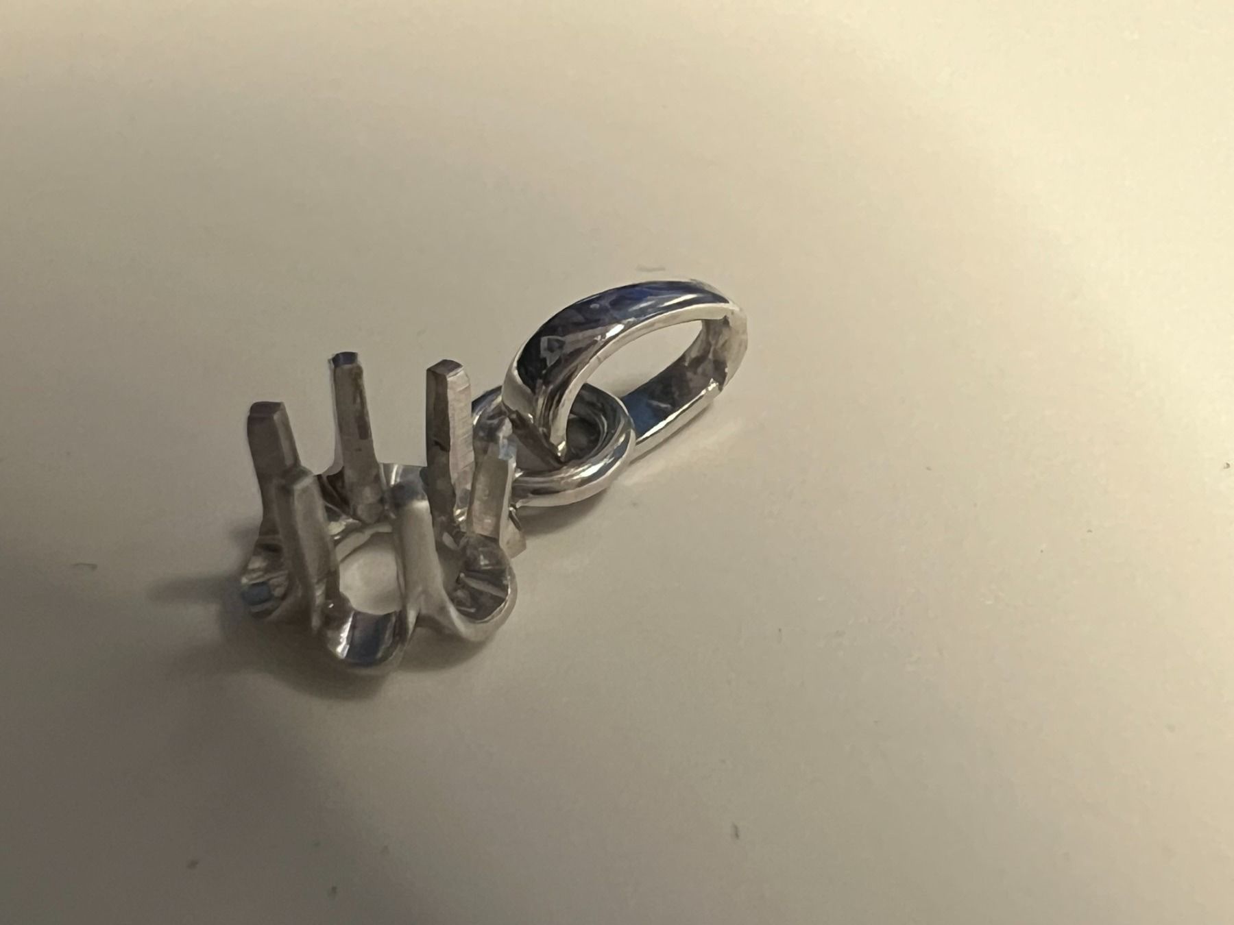 Ciondoli: Anhänger Rohling 925 Silber – Nuovo e nell'imballaggio originale da Alpnach Dorf venduto da MiKoMarkt 1