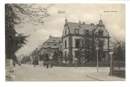 Basel - Stadt - Lange Gasse  Villen-Quartier  St. Alban 1906