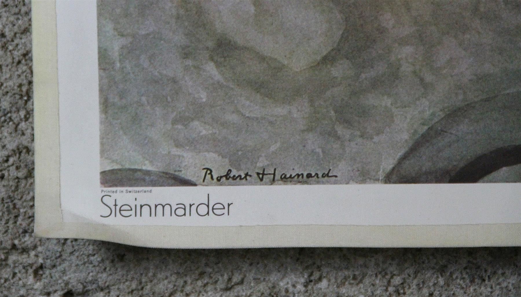 Poster & Bilder: Schulwandbild "Steinmarder" R. Hainard – Gebraucht aus Birrwil von brandschatz_birrwil 2