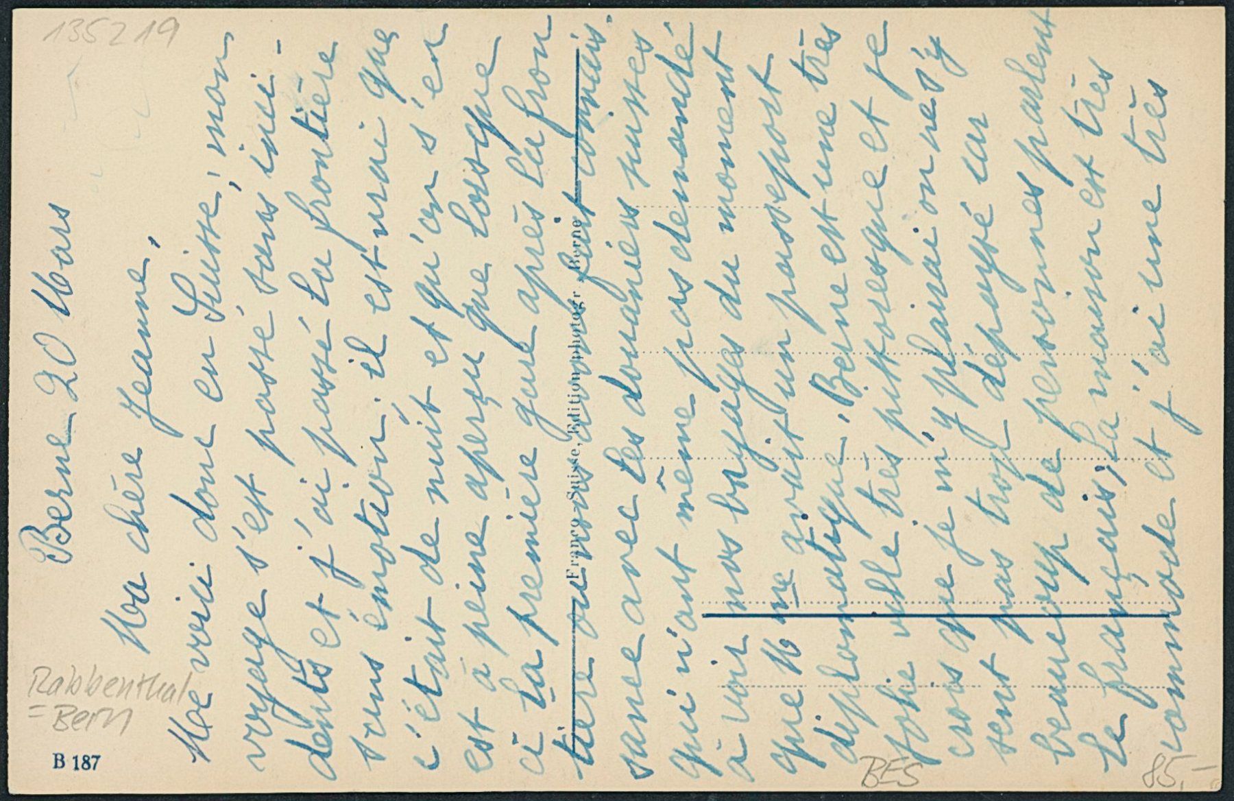 Cartes postales: BES Rabbenthal - Bern – Neuf (Voir description) à Schindellegi par masutka7 1