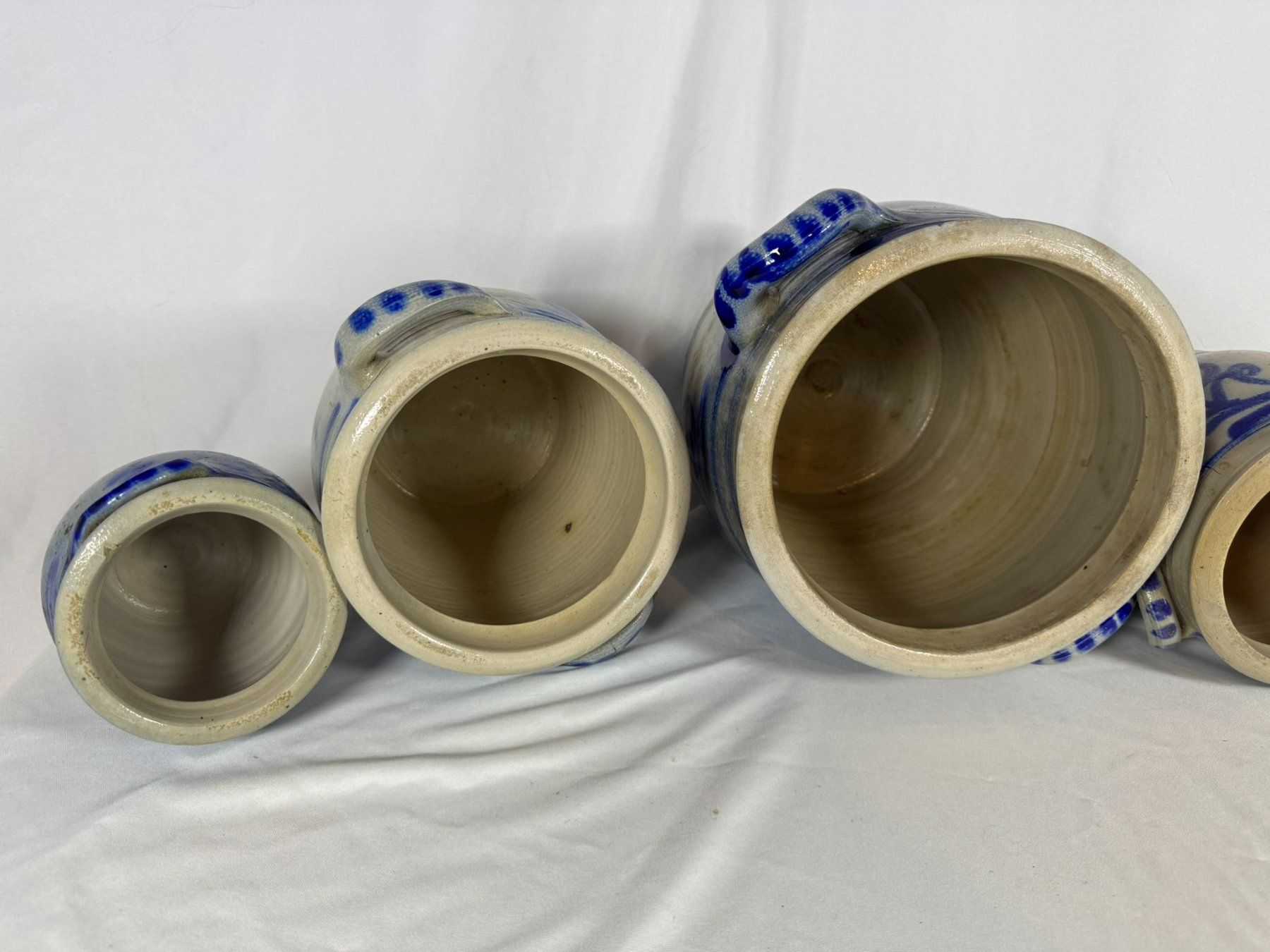 Töpfe: Lot de 5 pots/toupines/Schmalztopf en grès – Gebraucht aus Tramelan von lolopat 6