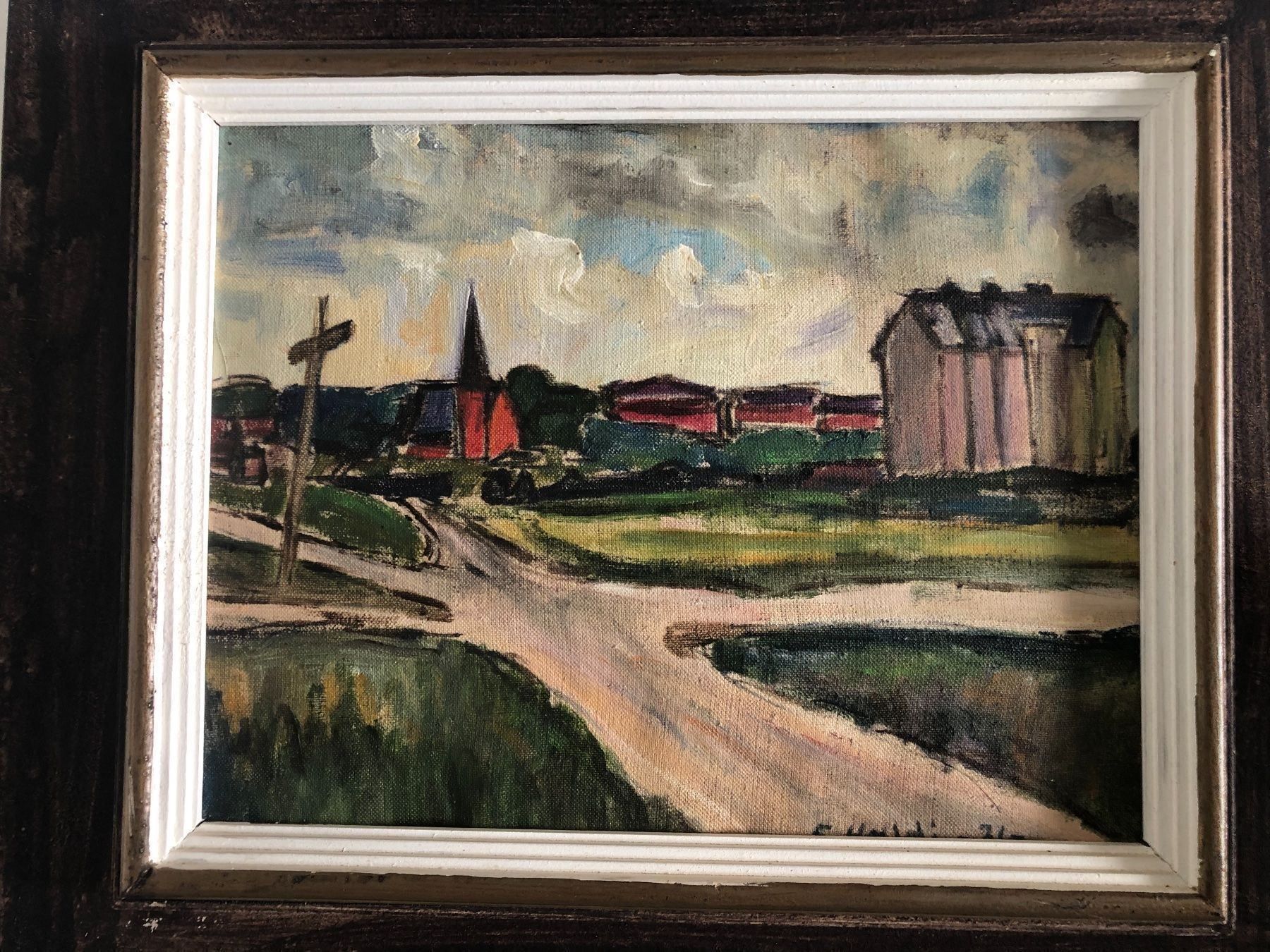 Gemälde: Bild F. Haldi 1971   ORIGINAL – Gebraucht aus Wallisellen von Casanna56 1