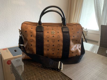 MCM Reisetasche Weekender Bag Braun!