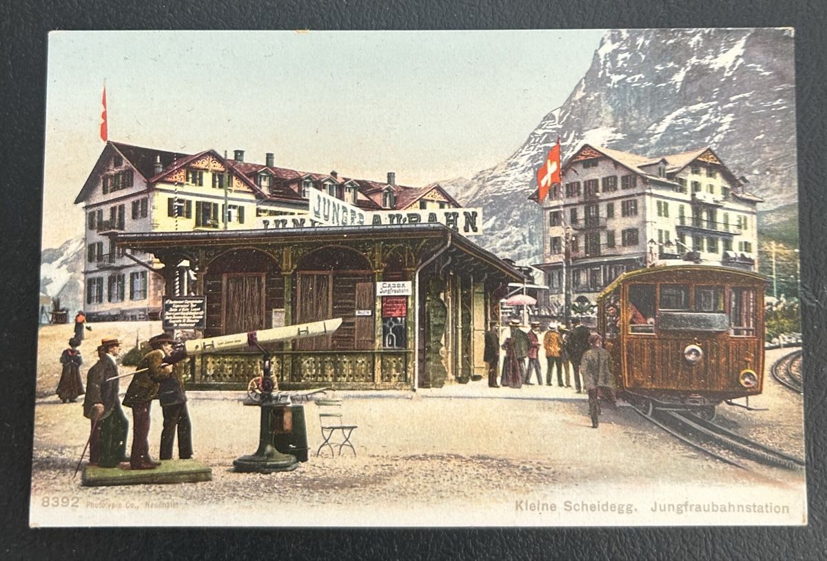 Cartoline postali: Kleine Scheidegg Jungfraubahn  – Usato da Horw venduto da Tellbub