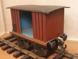 Antiker Märklin 1803 Packwagen ohne Türen in Spur 1