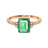 Smaragd-Ring 14k Roségold 2,64ct