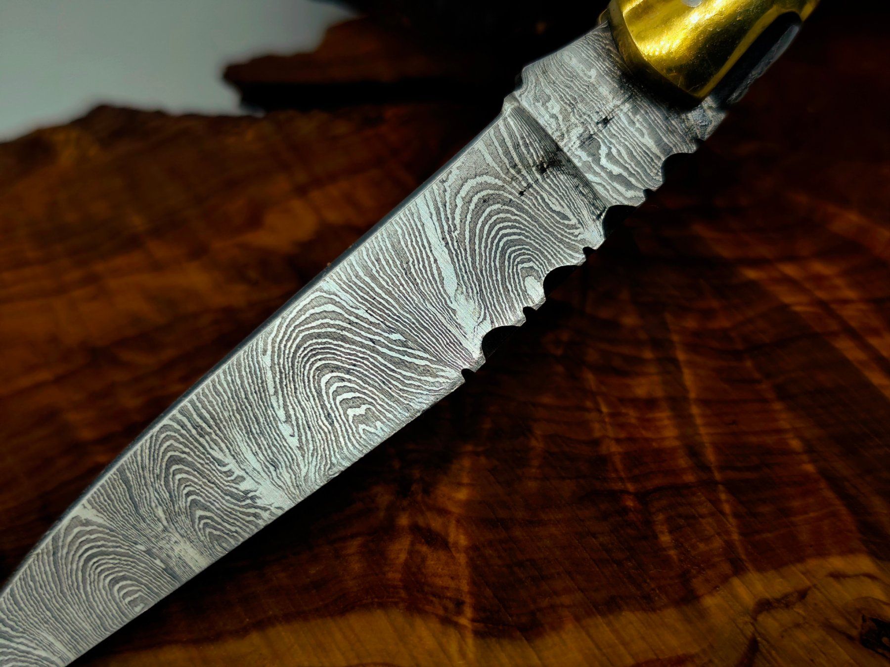 Accessori: Laguiole Damast Messer Klappmesser echtes Damastmesser – Nuovo e nell'imballaggio originale da Arlesheim venduto da Premius_1 3