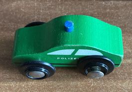 Polizei für die Holzeisenbahn