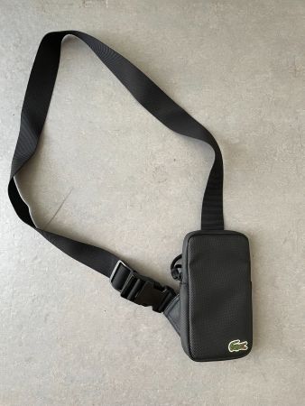 Lacoste Tasche schwarz, Umhängetasche (wie NEU)
