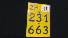 ZH Mofa - Töffli - E-Bike Nummer