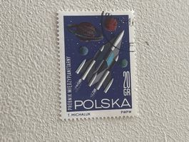 Cosmo und Space Theme Briefmarke