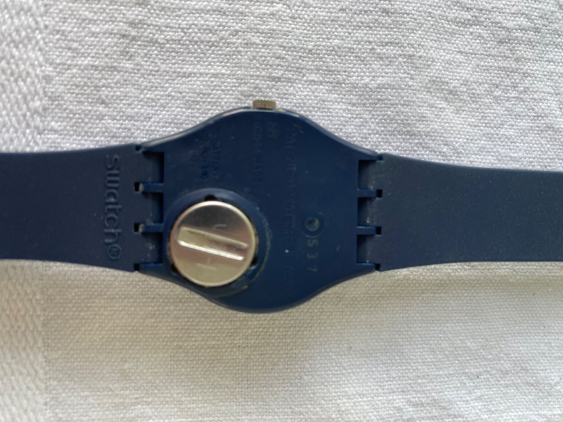 Swatch Orologi: Swatch time in Blues dunkelblau – Usato da Wallisellen venduto da skorpion-11 2