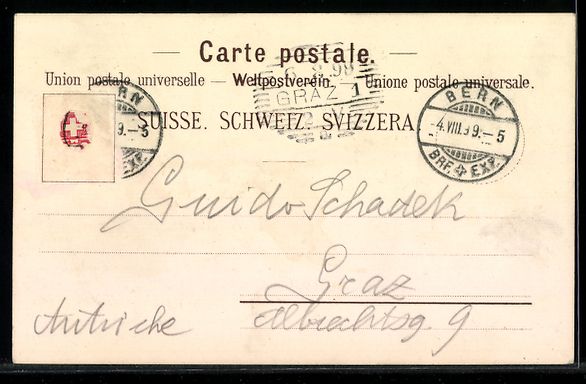 Cartoline postali: Litho Bern, Teilansicht, Münster, Ortsp – Usato da Berlin venduto da bartko-reher 1