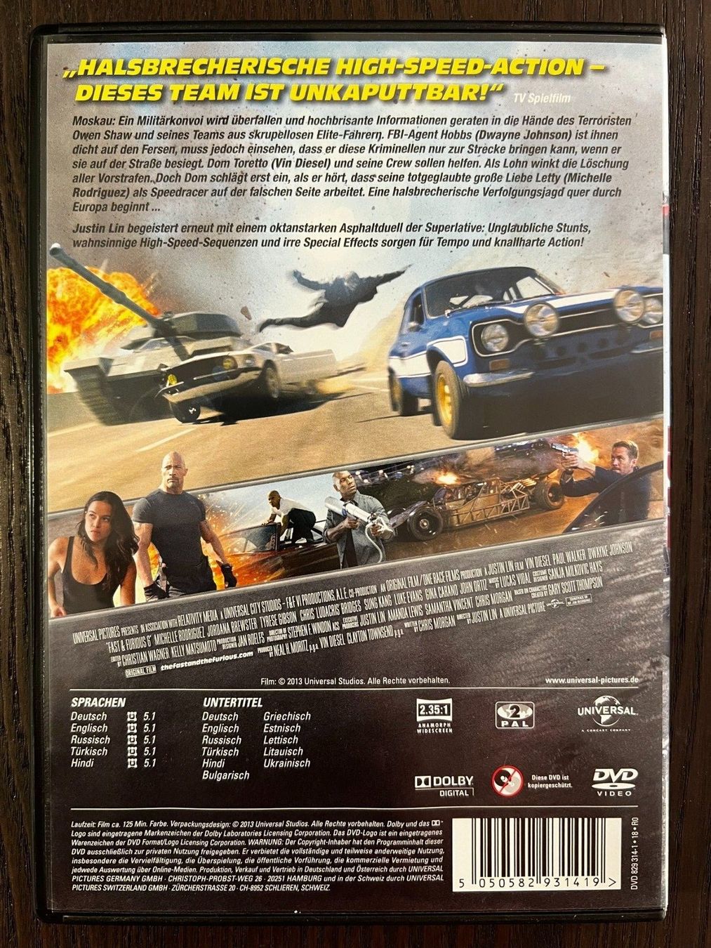 Tutti i DVDs: Fast & Furious 6 – Usato da Zürich venduto da FilmFreunde 1