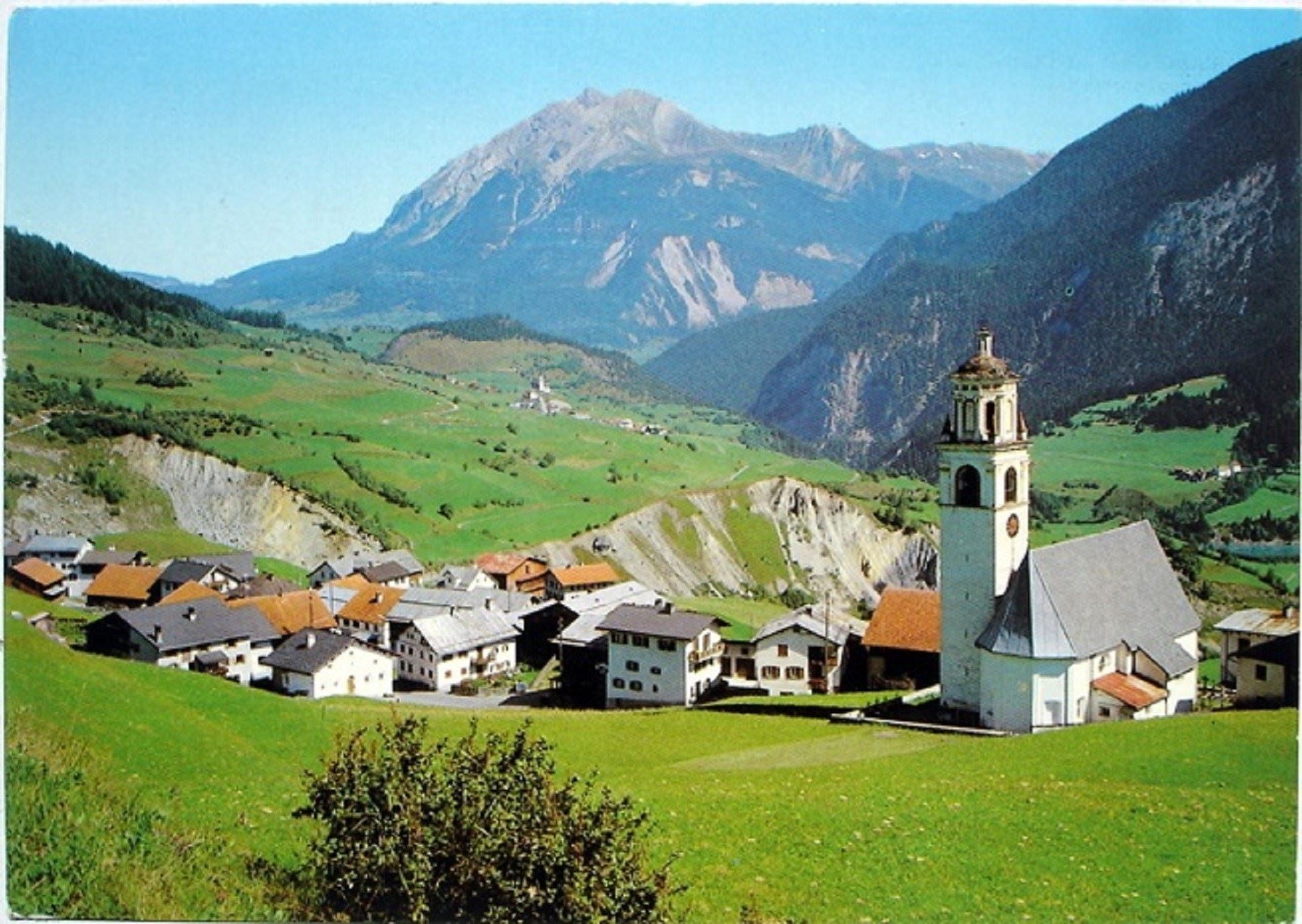 Ansichtskarten: PARSONZ Präsanz (Oberhalbstein) – Gebraucht aus Jona von philajona