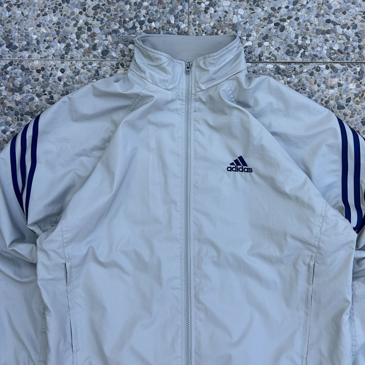 Adidas Giacche: Vintage Adidas beige track jacket  – Usato da brent venduto da fukusapes 1