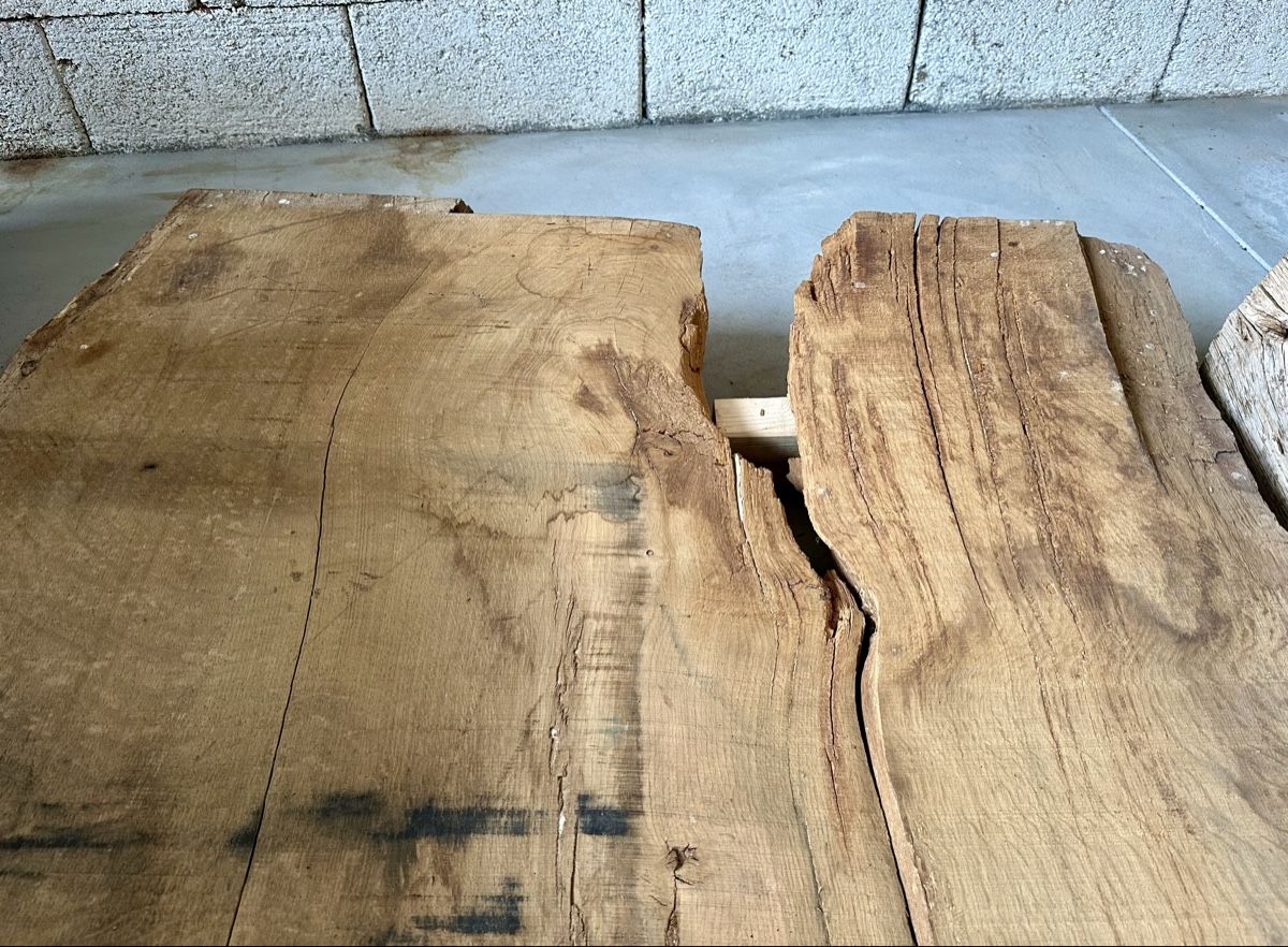 Articoli in legno: Eiche, Platte, Bohle, Eichenbohle, Baumscheibe, Esstisch – Nuovo (secondo la descrizione) da Meggen venduto da deanstreet 6