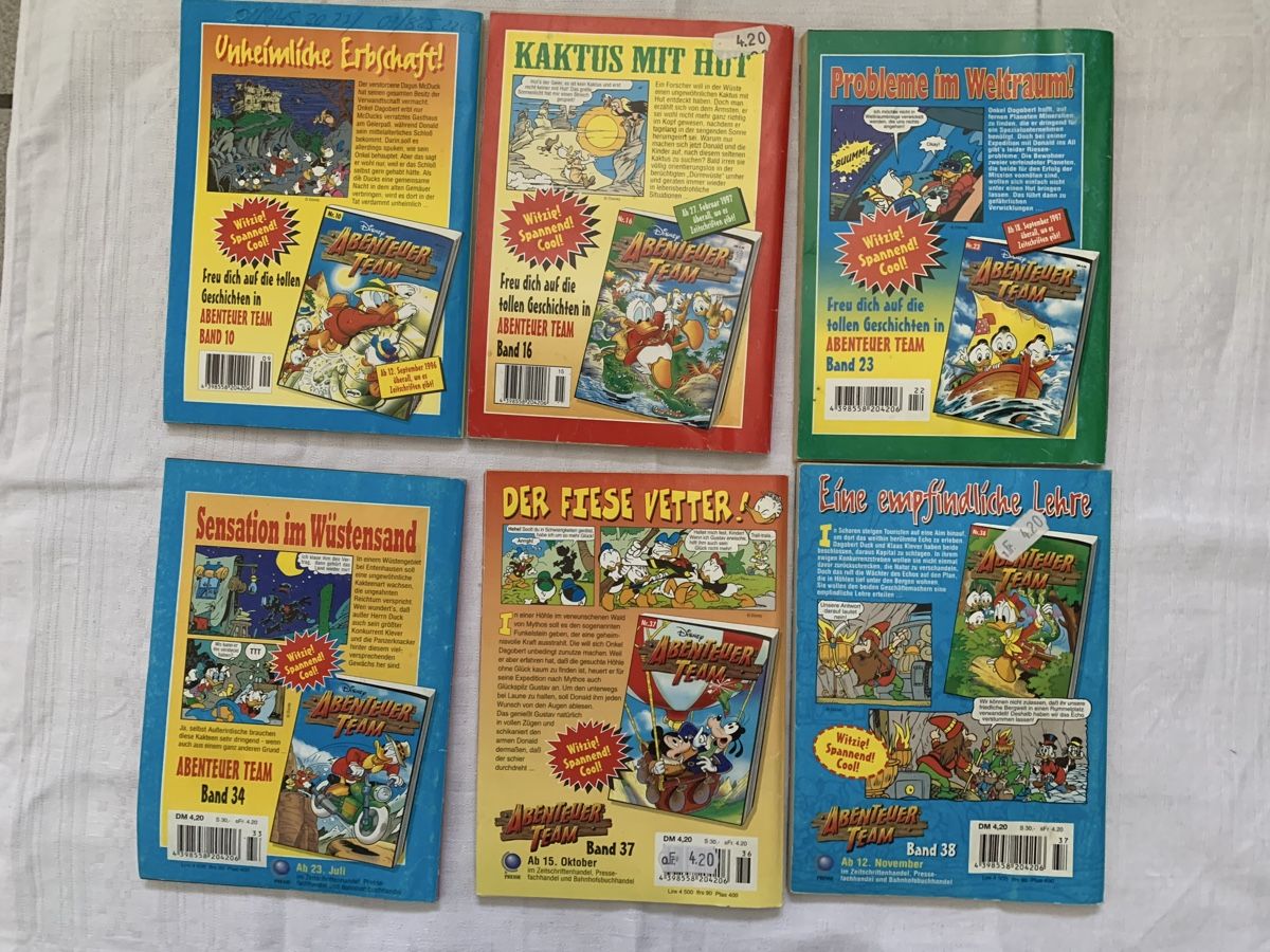 BD: 6 Disney Abenteuer Team – D'occasion à Egg b. Zürich par ohtannenbaum 1