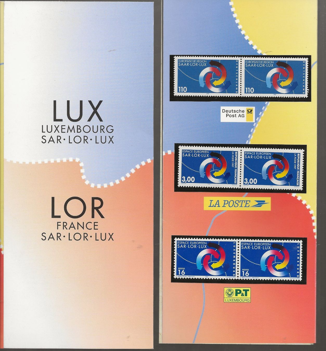 Tutti i francobolli: France Edition commune LUX SAR 1997 ** – Nuovo (secondo la descrizione) da Sion venduto da PierreP01
