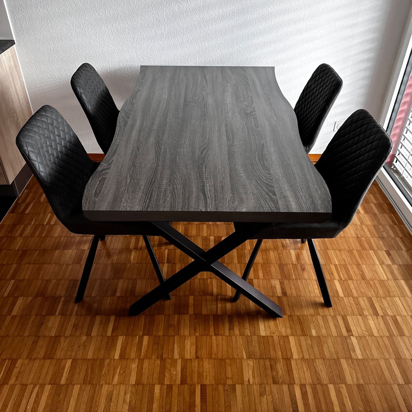 Sedie: Vier Polsterstühle Microfaser 51 x 87 x 63 cm – Nuovo (secondo la descrizione) da Bützberg venduto da Mr.Diamond17 3