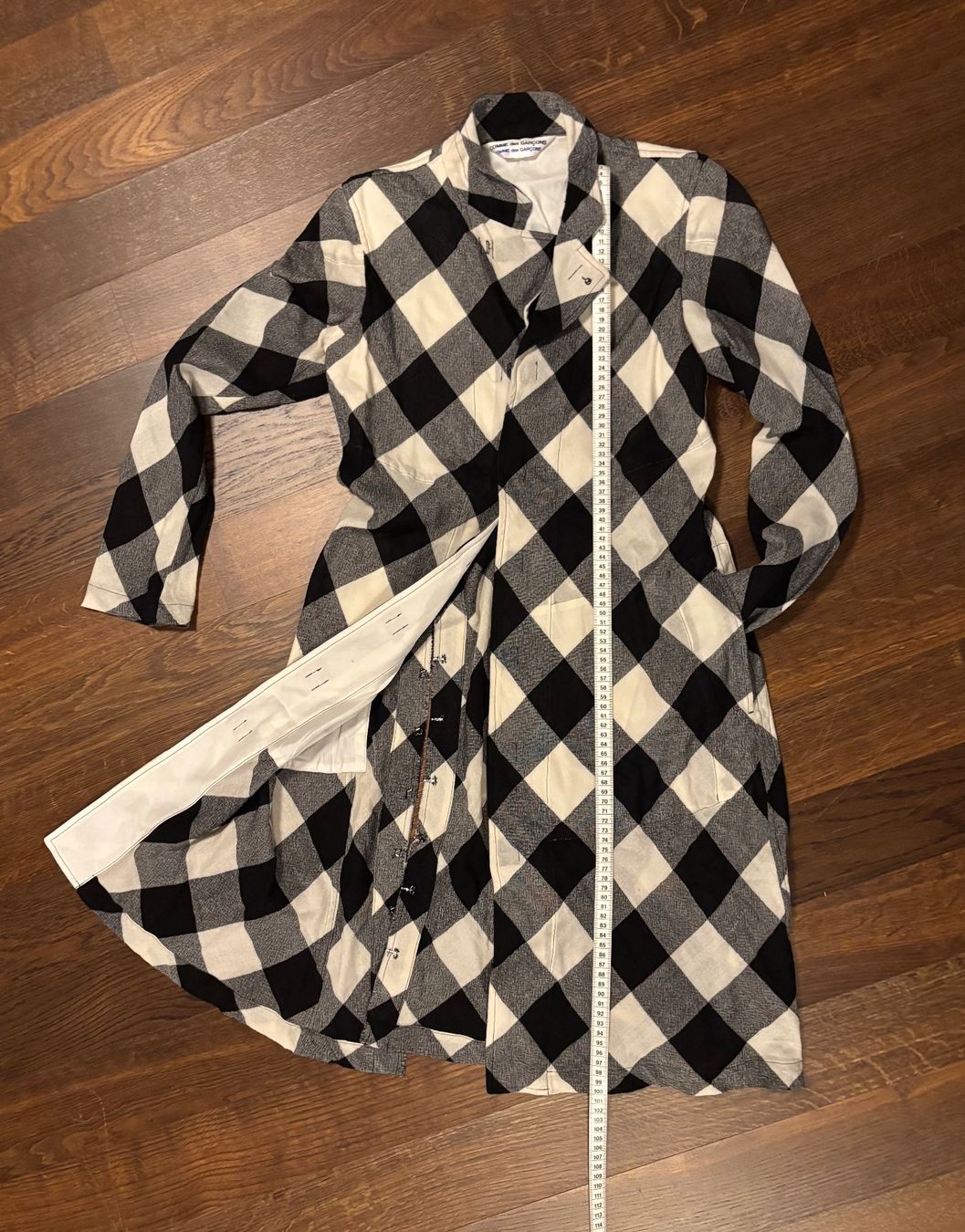 Comme Des Garcons Camicette: Hemdbluse lang, Comme des Garçons, feiner Wollstoff – Usato da Küsnacht ZH venduto da MaBaCa 6