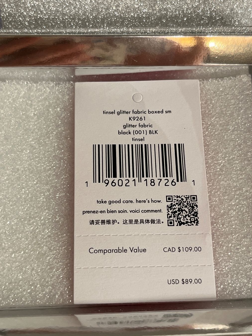 Kate Spade Portamonete: Kate Spade - Kreditkartenhalter / Wallet, Glitzer-Schwarz – Nuovo (secondo la descrizione) da Luzern venduto da Jiggy_8898 4