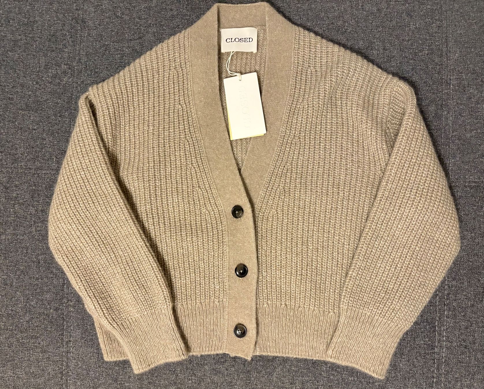Closed Giacche: Closed Strickjacke S aus Alpaka Mix – Nuovo (secondo la descrizione) da Kappel am Albis venduto da Jufler 3