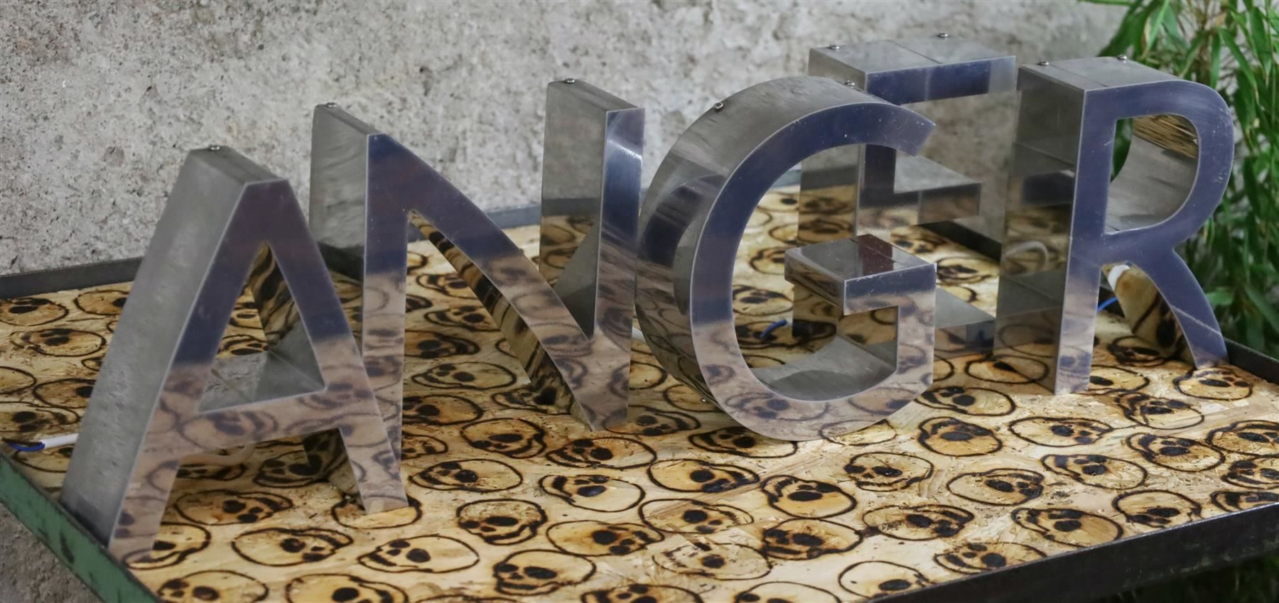 Tutte le decorazioni: Leuchtbuchstaben "ANGER" – Usato da Birrwil venduto da brandschatz_birrwil 2