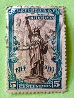 BRIEFMARKEN AUS  Uruguay Ende des ersten Weltkrieges 
